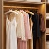 5PCS Non-slip Satin Padded Clothes Hanger Soft Sponge Clothes Hangers  Clothing Store