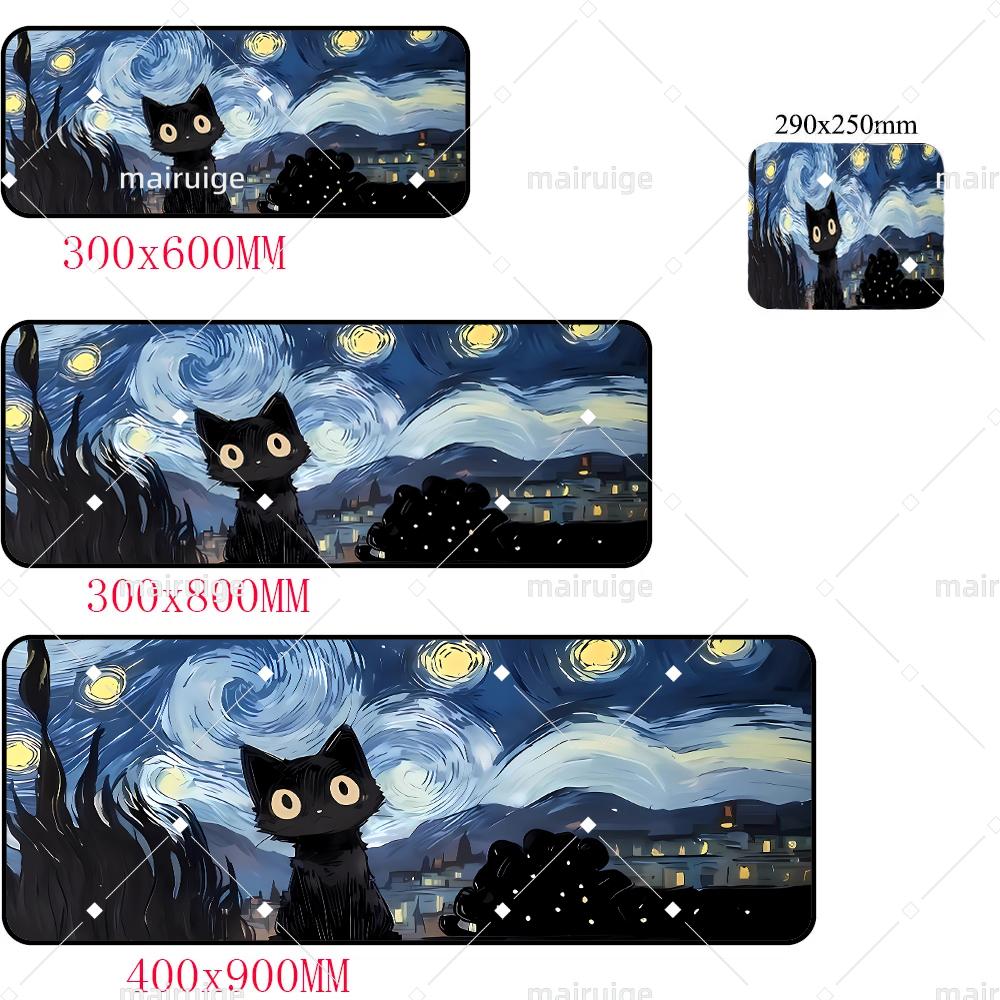 XXL Large Anime creative art Abstract cat Mouse Pad Game Home Cool MousePad Notebook Desktop Computer Accessories Game Desk mat