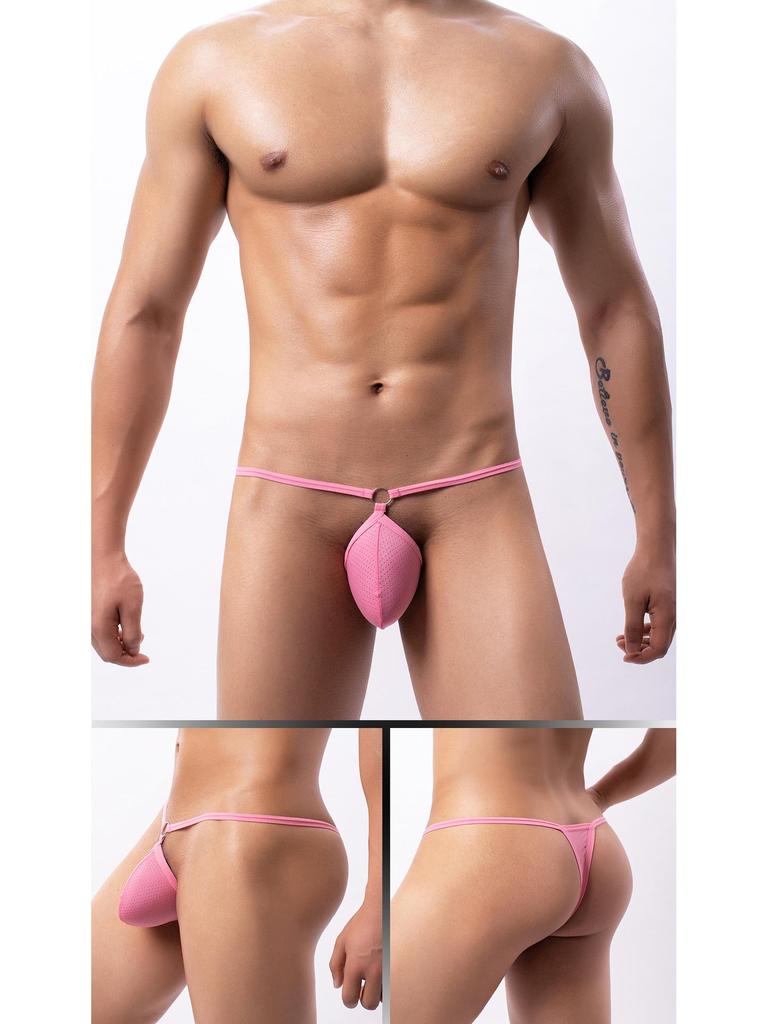 Herren Sexy Low-Rise Mesh String Unterwäsche - E-092
