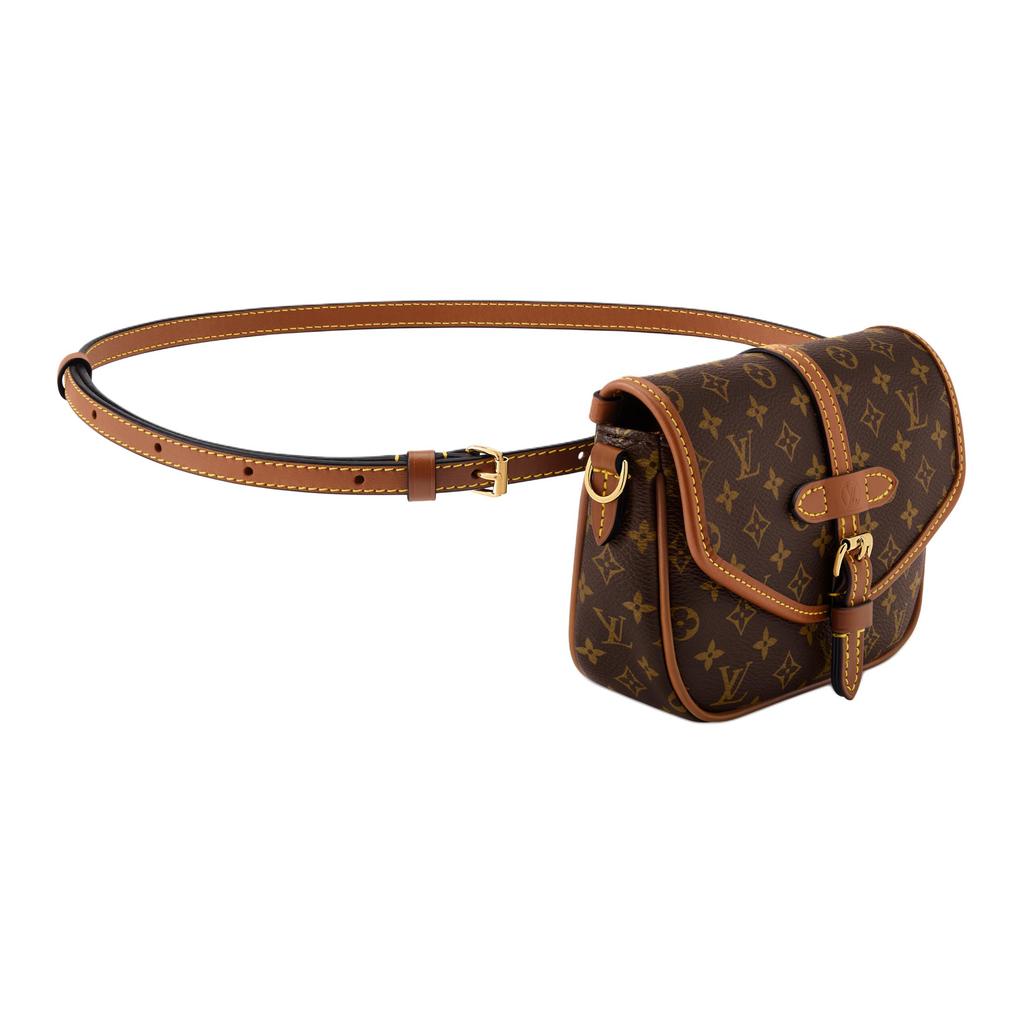 Louis Vuitton Solo Brown Monogram Canvas Women Bags M27096