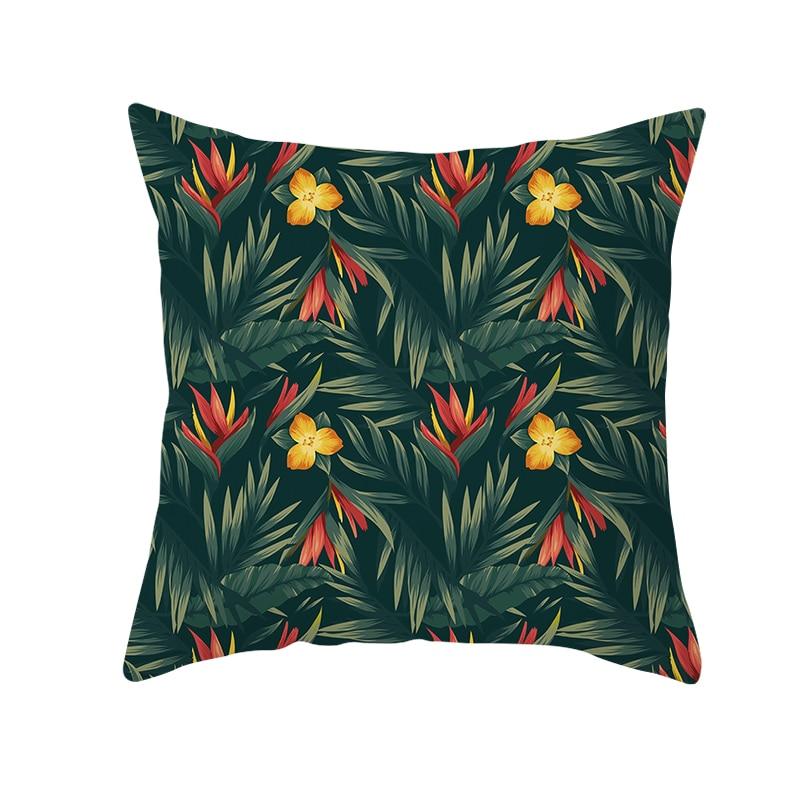 monstera pillow