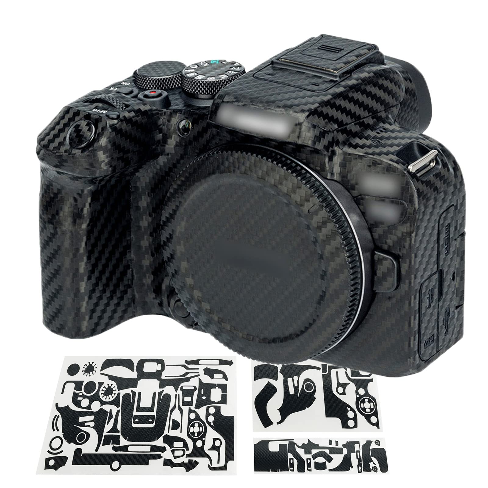 

JJC Camera Protective Leather Film for Canon EOS R10 3M Carbon Fiber R10/EOS Cameras,
