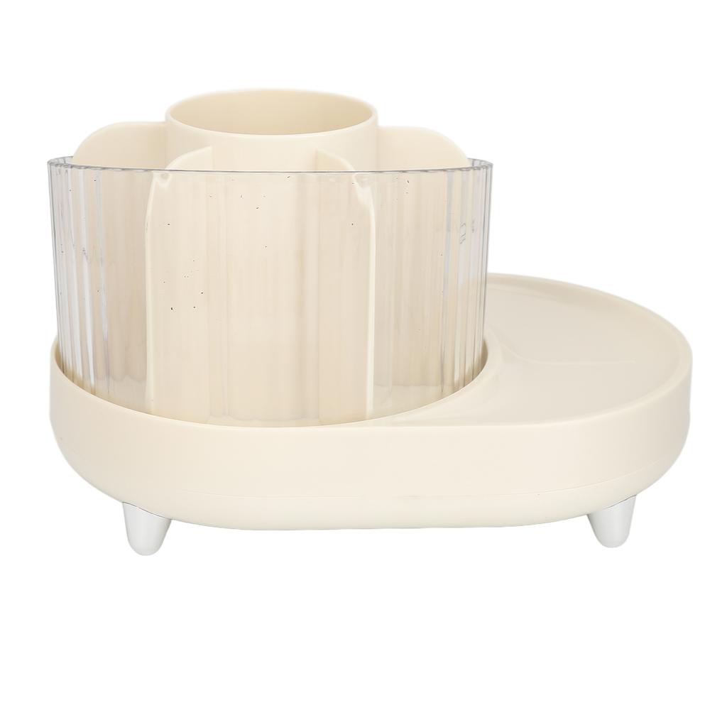 Makeup Brush Holder Case Multi Grids Rotating Cosmetic Brushes Storage Box for Pen Lipstick