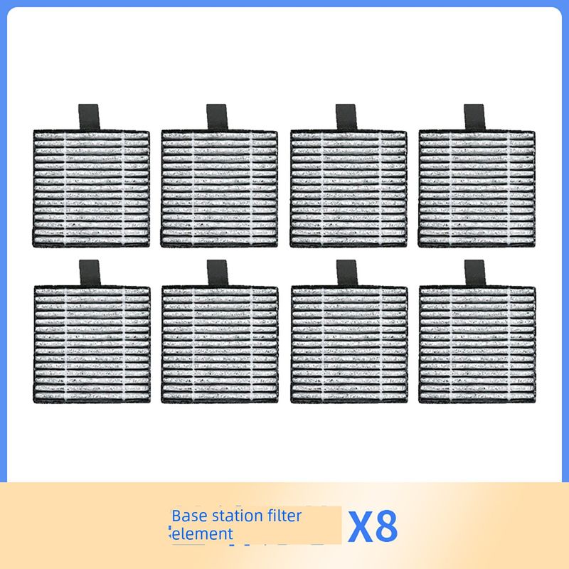 Suitable for Midea W20 W20pro Sweeping Robot Crawler Mop Filter Element Rolling Side Brush Rag Bracket Accessories