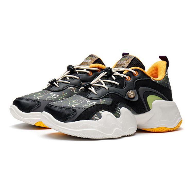 Li Ning Kids Evo Transformation Comfortable Versatile Casual Shoes Kids Shoes Black Gray YKCS126-15