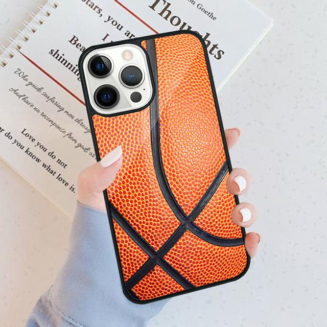 Basketball Textured Phone Case Cover For iPhone 17 Air 16 15 14 Plus Apple 16 11 12 13 Pro Max Coque