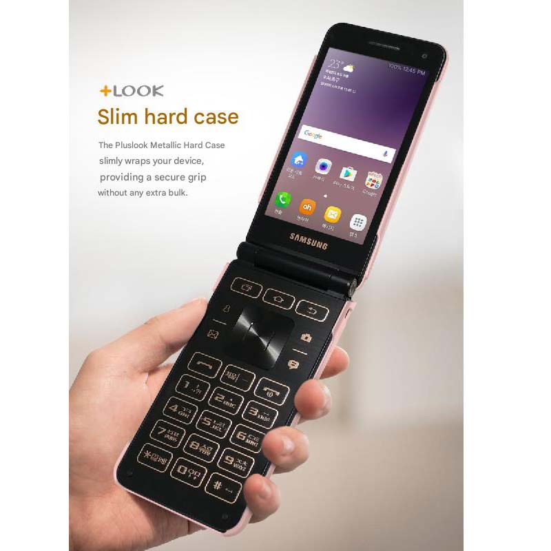 Samsung Galaxy Folder2 Handyhülle Cover Farbe Hartschale für SM-G160N