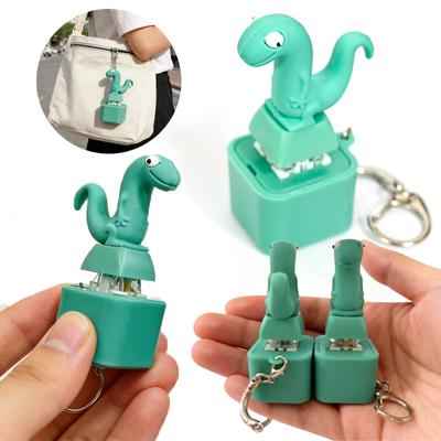 1 Stück Echse Fidget Spielzeug Tastatur Clicker LED Lichter Typ-C Wiederaufladbar Echsen Knopf Schlüsselanhänger Mit Ton Tragbar Stressabbau