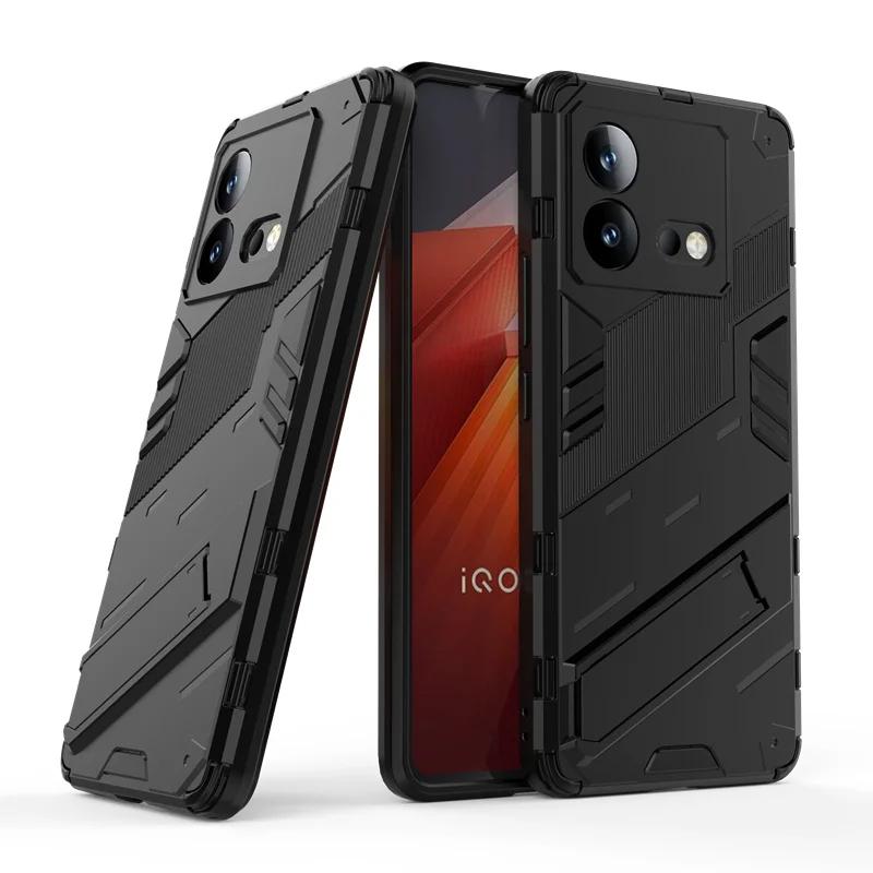 For Vivo iQOO NEO 8 NEO8 PRO 5G Armor Shockproof Phone Case Back Cover Magnetic Kickstand Anti-Fall Protect Coque Cases