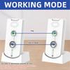 Upgrades Wireless Intercom Doorbells Portable Two Way Voice Communication 1/2 Mile   Ranges Rechargeable Battery for Home