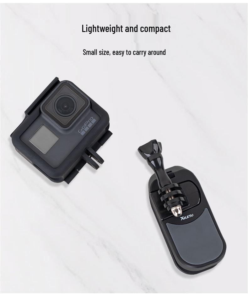 Magnetic Bracket Chest Mount: Camera Bag Clip & Insta GoPro Accessory for Sports Shooting
