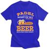 Male Padel Solves Most Of My Problems Beer Solves The Rest T Shirt Short Sleeve 100 Cotton Tee Shirt Loose Oversized Clothing