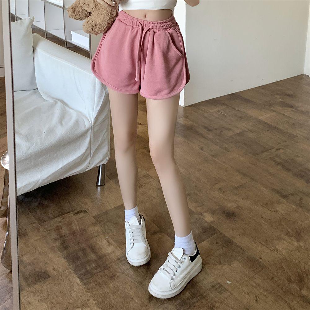Summer 2025 Women's Sexy Slim Irregular Top & Pink Shorts Set