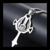Domineering Titanium Steel Skull Pendant Necklace, Trendy Personality Ghost Head Pendant, Rock Punk Nightclub Accessories SP223