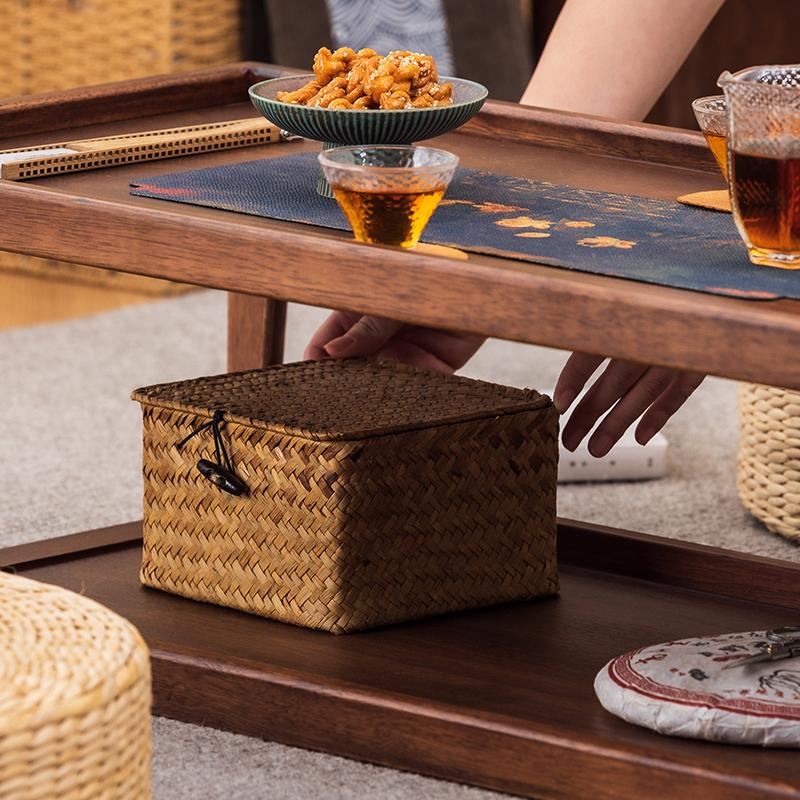 Walnut Bay Solid Wood Window Desk Mini Tea Table Traditional Louhan Bed Stand - Minimalist Space-Saving Zen Design