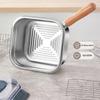 Camping Cookware Set 2500ml Square Camping Cooking Pot Multifunctional Hiking Cooking Set Camping Equipment Deep Fryer Pot for