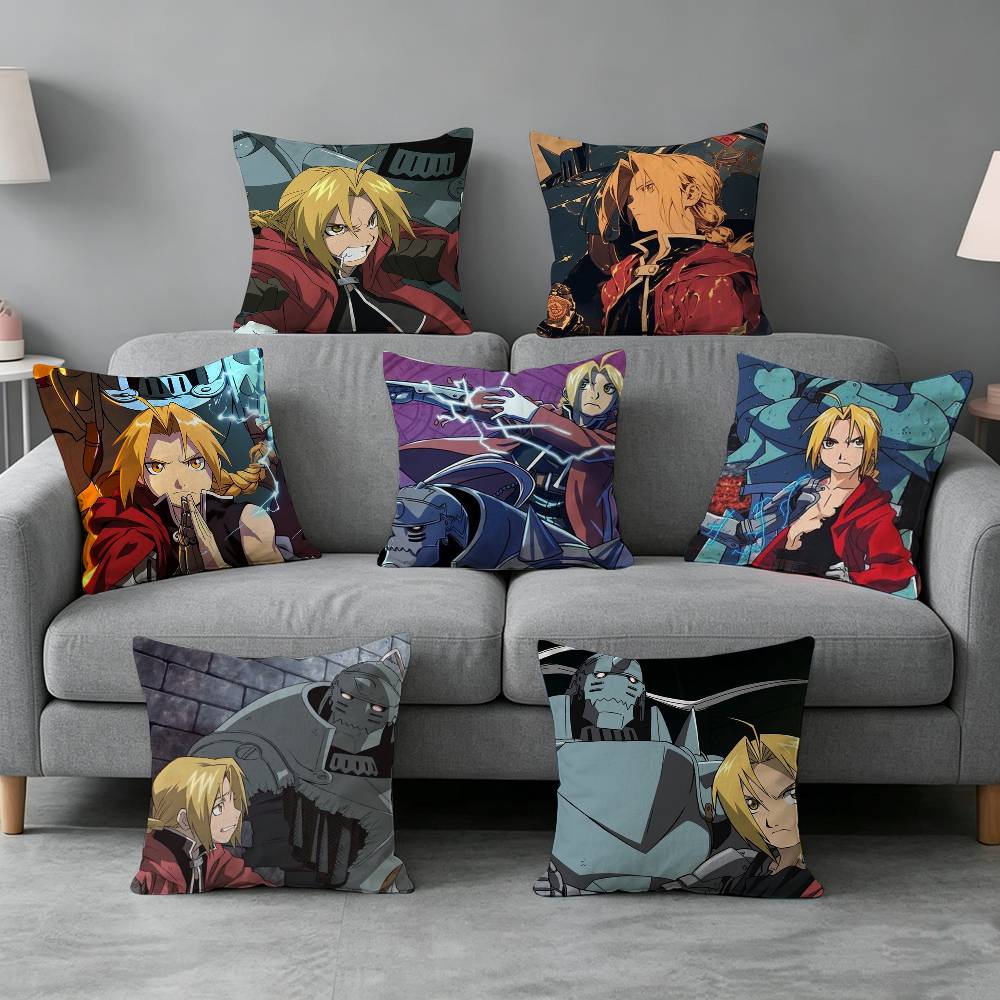 Anime Fullmetall Alchemist Brotherhood Pillow Cover Gift High Definition Digital printingSurprise Vivid Pattern Household