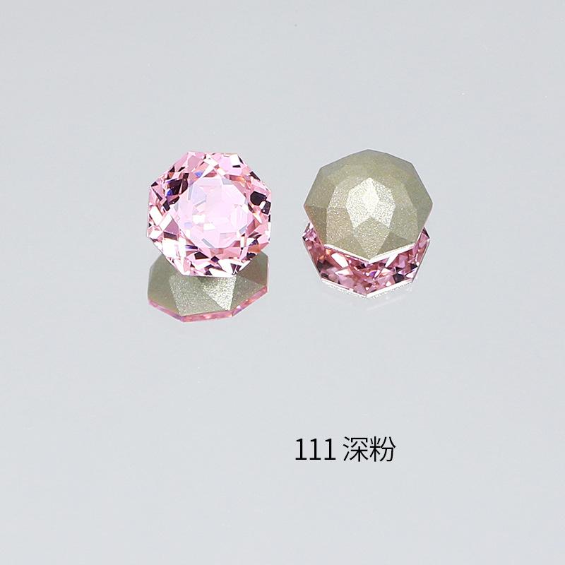 

10 шт. хрустальный маникюрный бриллиант огранки «роза тысячелетия» с имитацией циркона с восьмигранным заостренным основанием из бриллианта K9, ювелирные аксессуары 8*8mm