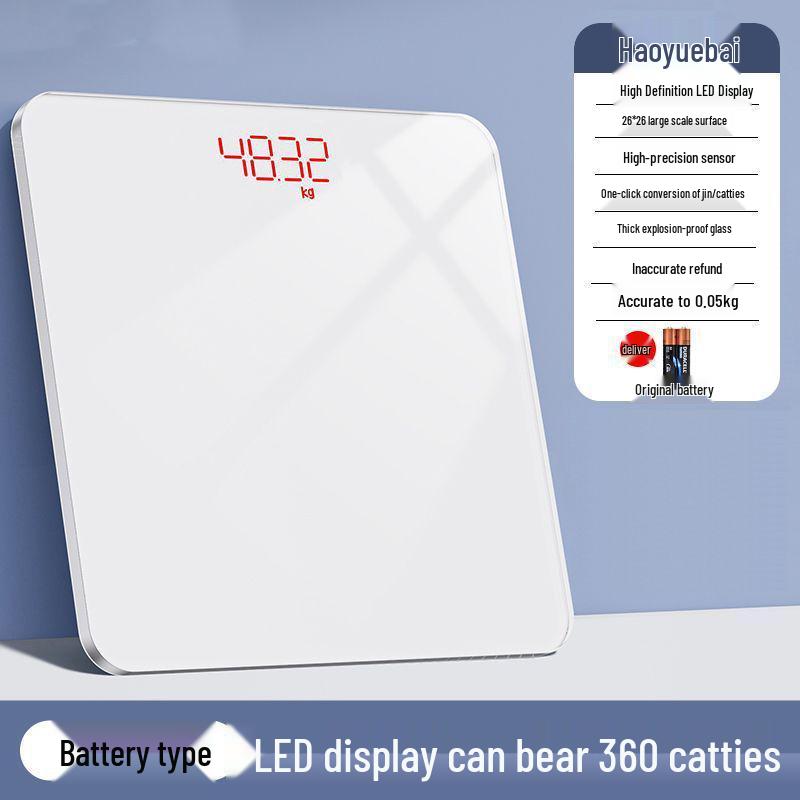 Bluetooth High-Precision Body Fat & Weight Scale for Home or Dorm Use