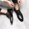 Leather Shoes Men's Black Formal Shoes Business New Casual Shoes Casual Shoes Fashionable Leather Shoes