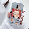 For Samsung Galaxy S9 S 9 Plus Phone Case Cartoon Back Cover Transparent Soft Silicone Flower Funda For Samsung s9 S9+ Cute Capa