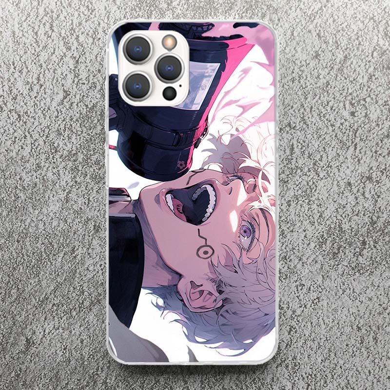 Kaisen J-Jujutsu Inumaki Toge Phone Case For iPhone 13 12 Mini 11 Pro Max XS XR X Max 7 Plus 8 SE 6 6S 5 5S Soft Silicone Print