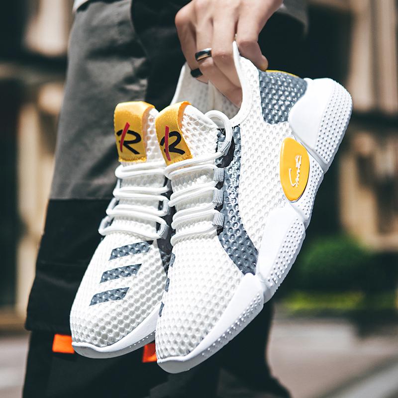 Pánské síťované prodyšné lehké ležérní sportovní boty letní venkovní pohodlné běžecké boty s měkkou podrážkou vycházkové boty tenisky pro mládež