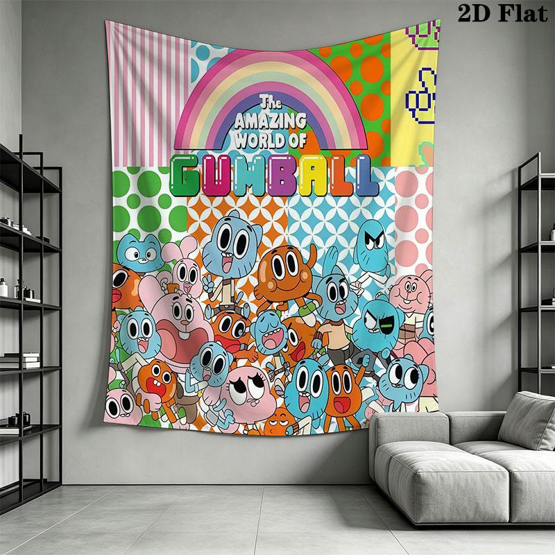 Gumball A Wall Hanging Printed Fabric Blanket Decorative Tapestries for Bedroom Living Room Home Decor