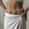 Double Layer Boho Waist Chain Bohemian Style Body Chain Belt New Seashell Belly Chain  Beach