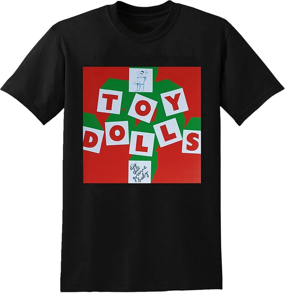 Toy Dolls Dig That Groove Unisex Mens T-Shirt Top Sweatshirt Short Sleeve Black