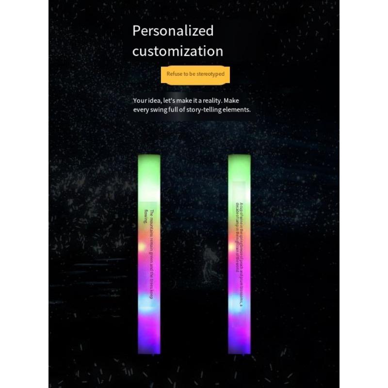 1PC handheld concert glow stick large party support stick wholesale colorful sponge atmosphere disposable glow stick