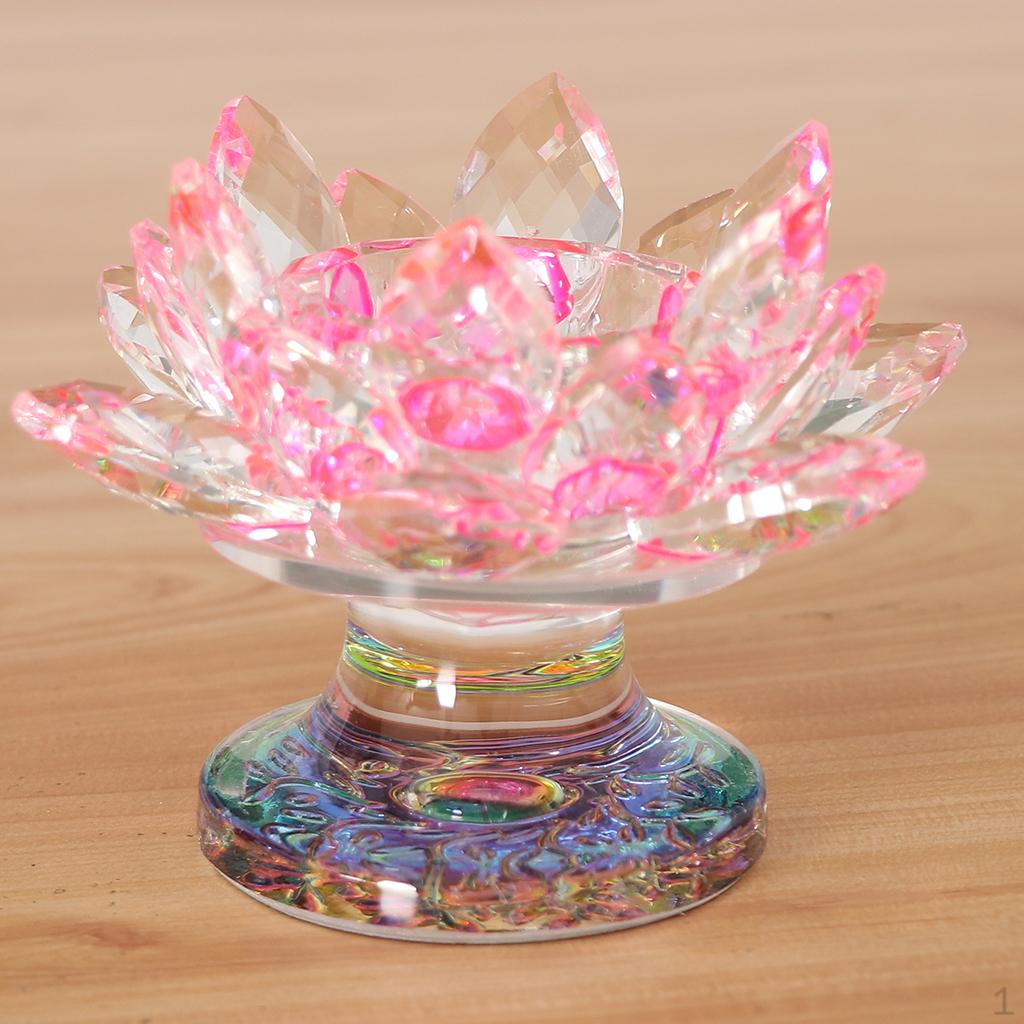 

Flower Tealight Candle Holder Centerpieces for Home Wedding Votive Birthday Party Decor Pink D