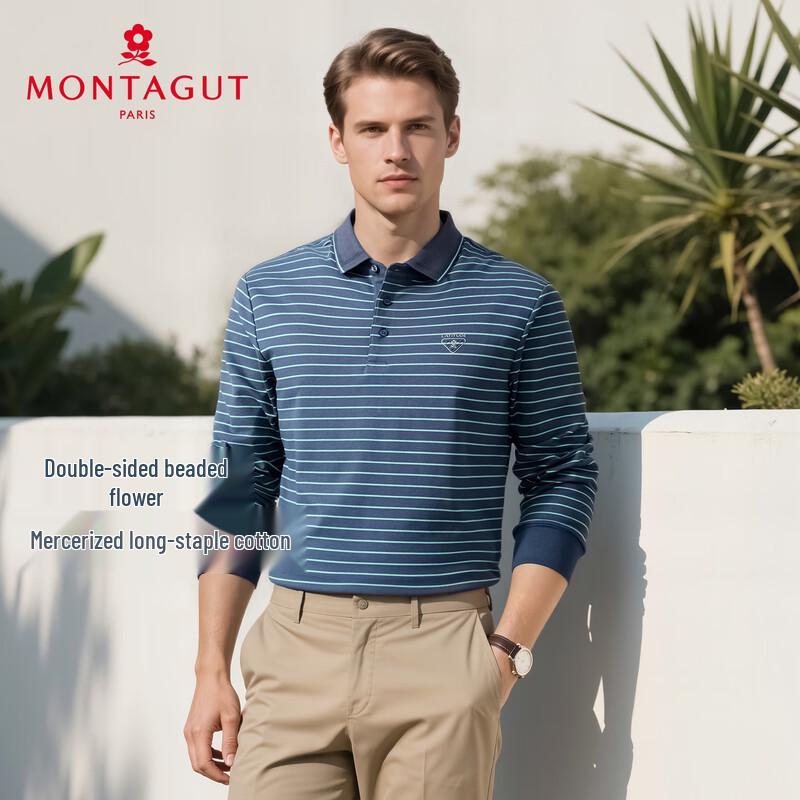 Montagut Men's Long-Sleeve Polo Shirt