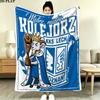 Lech Pozna Print Flannel Blanket, High quality Comfortable for All Seasons, Home Decor, Warmth and Comfort, Perfect for Christmas Gifts