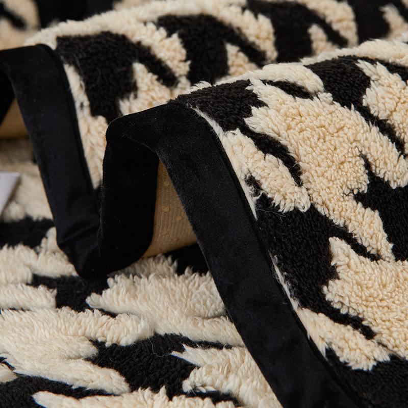 Sofa Cushion Winter Thickened Fleece Cushion High Sense Non-Slip Leather Sofa Cover Cover Cloth