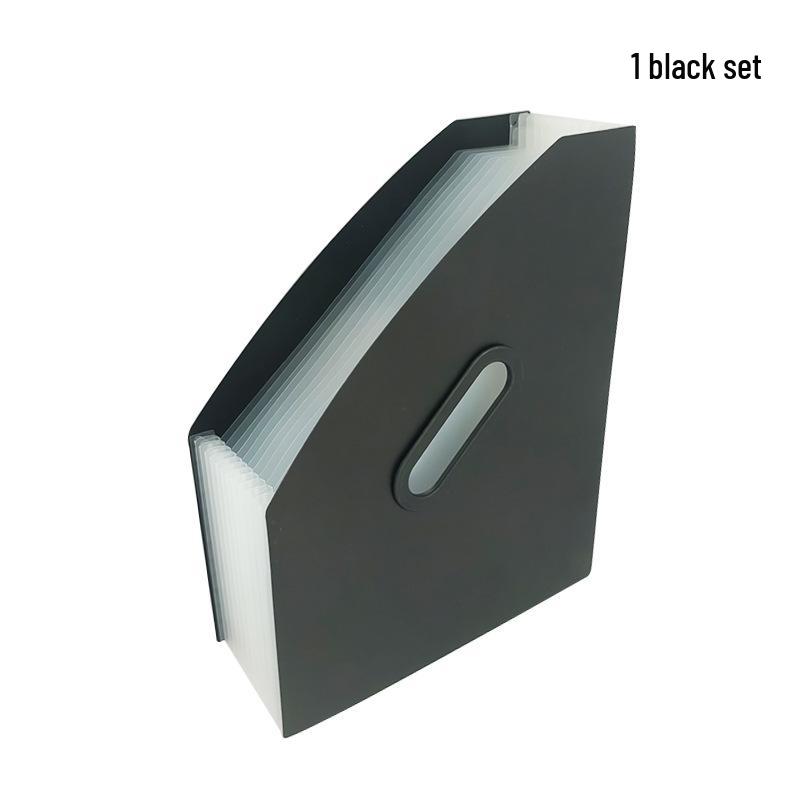 A4 Accordion File Organizer: Large Capacity, Multi-Layer Storage Folder, Desktop Document Bag.