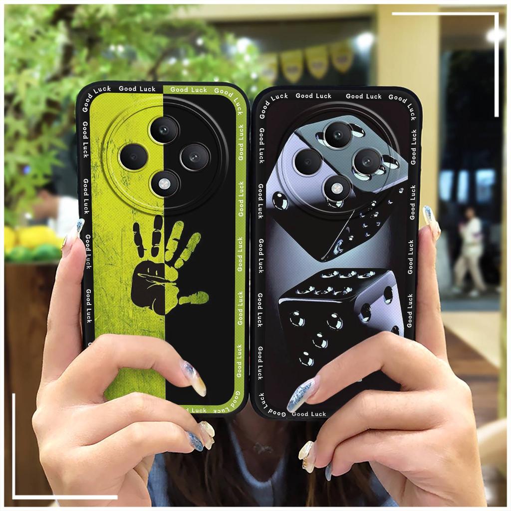 Fashion Design Dirt-resistant Phone Case For OPPO Reno12F 5G Shockproof Anti-dust Full Wrap Back Cover Cartoon Durable