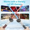 Dual Handles Extension Grips Enhance VR Game Experience VR Handle Extender Extension Grips for Meta Quest 3S/Quest 3 Controller