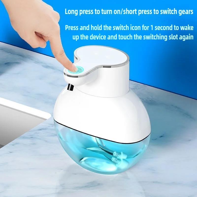 Automatic Soap Dispenser Touchless Sensor Foam Type-C Charging High Capacity Smart Liquid Adjustable FoamingSoap Dispenser