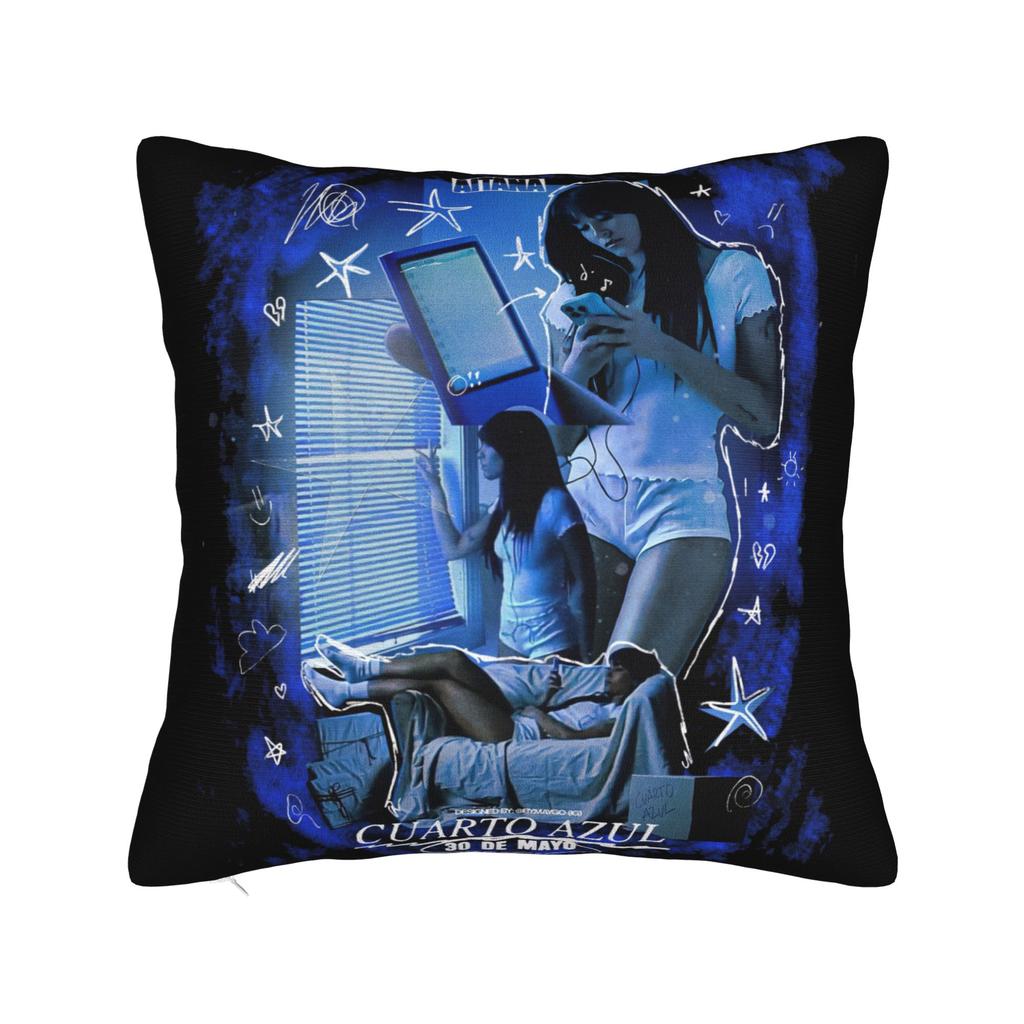Aitanas Cuarto Azul World Tour Pillowcases Morden Pillow Case For Sofa Home Decor Print Pillow Cover