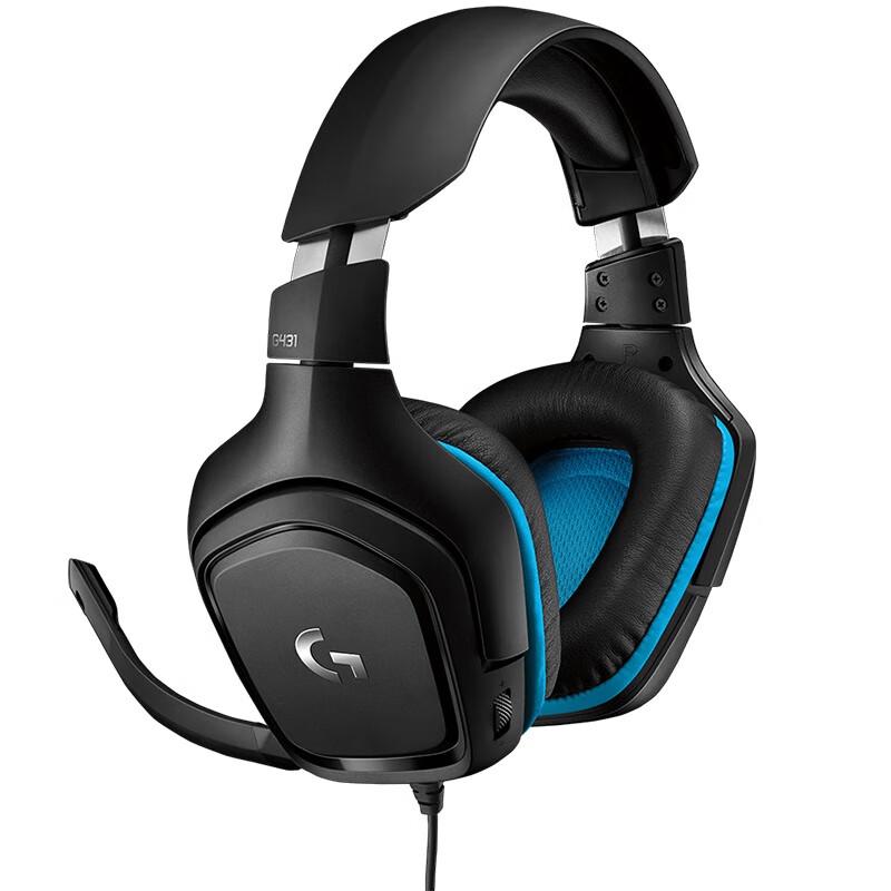 Logitech G431 7.1 Surround Sound Wired Gaming Headset