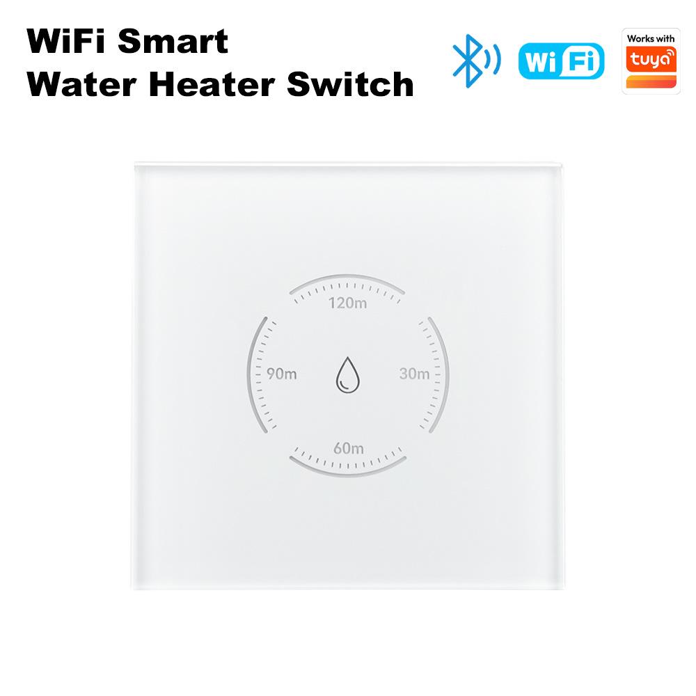 Graffiti WiFi Smart Touch Switch for Water Heater & Air Conditioner, 40A High-Power, European Standard, Voice Control.