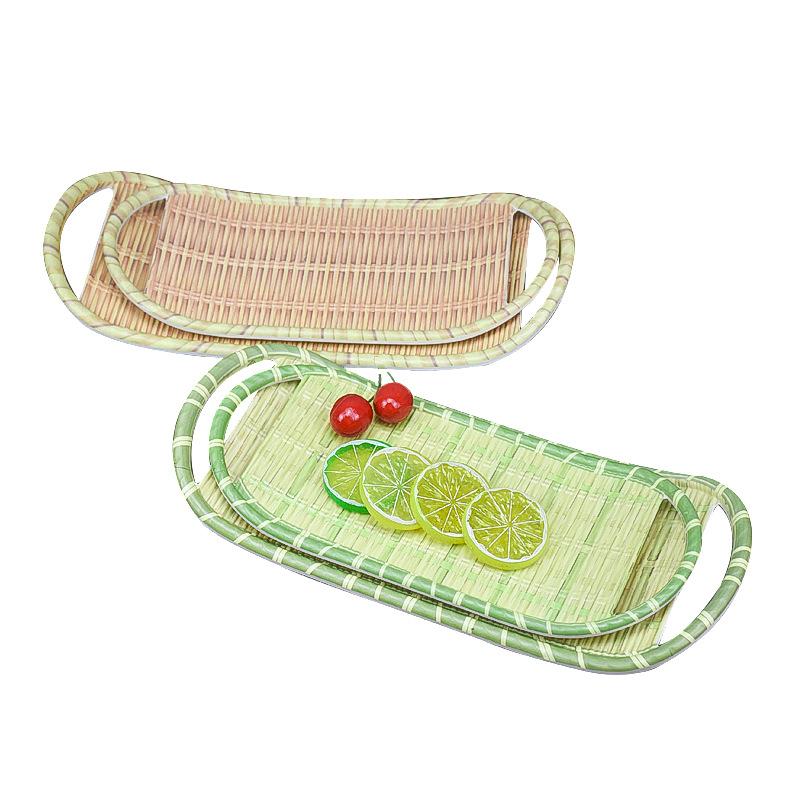 Imitation Porcelain Imitation Bamboo Plate Melamine Dustpan Plate Hot Pot Dish Dim Sum Snack Plate Set Dinner Plates