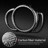 AIRSPEED Mini F54 F55 F56 F57 F60 Real Hard Carbon Fiber Dashboard Cover Decorative Frame Speedometer Sticker MINI Interior Panel Accessories (Black)