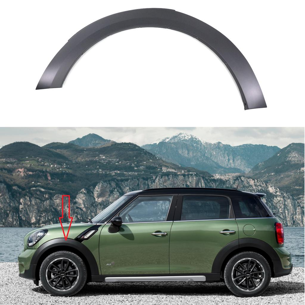 Car Wheel Arch Trim Eyebrow Upper Fender Rubber Cover Fender Parts Exterior Replacement For BMW MINI COUNTRYMAN R60