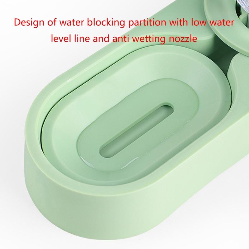 Small Dog Automatic Feeders 18oz Water Dispenser for Cage Water Fountains Pet Bowl for Small Animals