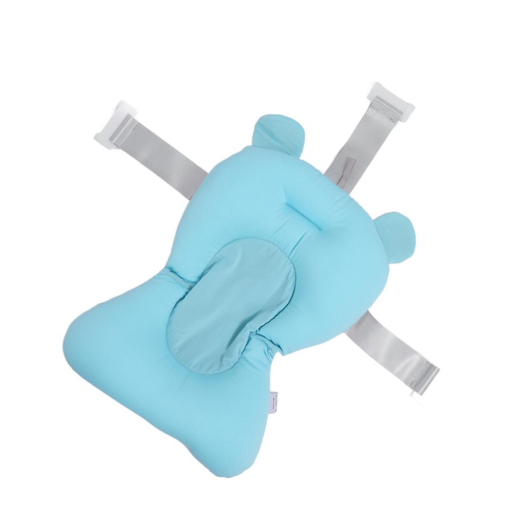 Soft Baby Bath Support Cushion Pad Cute Breathable Adjustable Newborn Bathtub Floating Pillow Mat