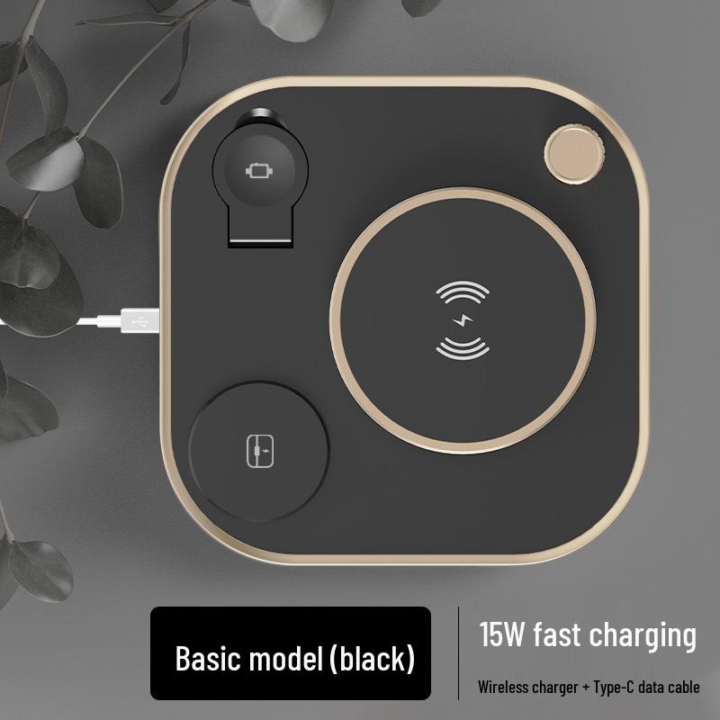 3-in-1 Wireless Charging Lamp for Huawei & Apple Phones, Earphones, Watches