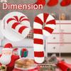 New Candy Cane Pillow 3D Candy Plush Pillow Pillow Creative Christmas Decoration Decorative Candy Pillow Chair Cushion