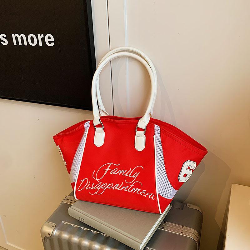 Commuter Large-capacity Bag Women's New Casual Versatile Nylon Cloth Shoulder Messenger Bag Portable Tote Bag